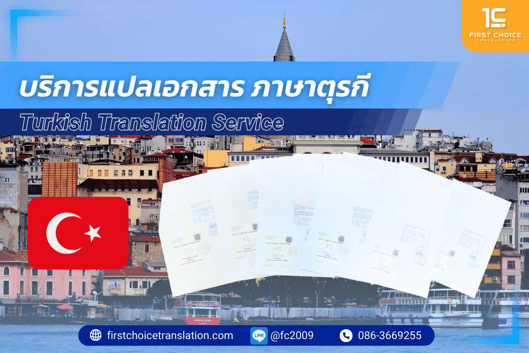 รับแปลภาษาตุรกี 1